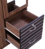 Molly 2 Door Wardrobe in Walnut & Wenge Colour