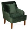 Molly Lounge Chair in Green Colour