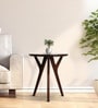 Molly Sheesham Wood End Table In Walnut Finish
