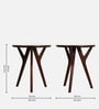 Molly Sheesham Wood End Table In Walnut Finish