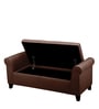 Molo Recamier With Storage In Coffee Brown Colour