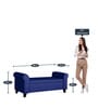 Molo Recamier With Storage In Royal Blue Colour