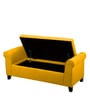 Molo Recamier With Storage In Bold Yellow Colour