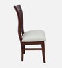 Moltena Teak Wood Dining Chair In Brown Finish