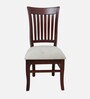 Moltena Teak Wood Dining Chair In Brown Finish