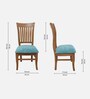 Moltena Teak Wood Dining Chair In Teak Finish