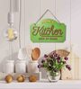 Mom'S Kitchen Green Wooden Wall Art