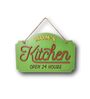 Mom'S Kitchen Green Wooden Wall Art