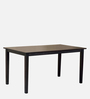 Momoko Solid Wood 6 Seater Dining Table in Wenge Finish