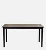 Momoko Solid Wood 6 Seater Dining Table in Wenge Finish