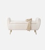 Monaco Fabric Elite Towel Finishing Ottoman in White Colour