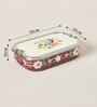 Monal Hand-painted Rectangular Tiffin, 650ml | Kashmir Trails