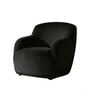 Monarch Elite 1 Seater Sofa In Black Color