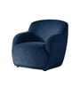 Monarch Elite 1 Seater Sofa In Blue Color