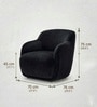 Monarch Elite 1 Seater Sofa In Charcoal Grey Color