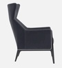 Monarch Wing Chair In Grey Color