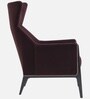 Monarch Wing Chair In Maroon Color