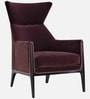 Monarch Wing Chair In Maroon Color