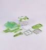 Green Plastic Salad Cutter Set