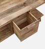 Warsaw Z Solid Wood Coffee Table In Natural Finish With Shelf