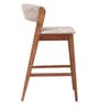 Mono Bar Stool in Walnut Finish