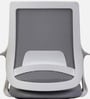 Mono Breathable Mesh Ergonomic Chair in White & Grey Colour
