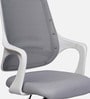 Mono Breathable Mesh Ergonomic Chair in White & Grey Colour