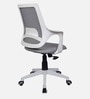 Mono Breathable Mesh Ergonomic Chair in White & Grey Colour