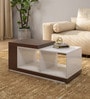 Mono Coffee Table In Legno Oak & Frosty White Finish