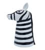 Monochromatic Zebra Black & White Resin Table Vase