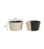 Monochrome Black Ceramic (Set Of 2) Soup Bowl