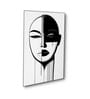 Portrait Set of 4 Canvas Wall Painting Black Frame