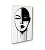 Portrait Set of 4 Canvas Wall Painting Gold Frame