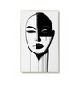 Portrait Set of 4 Canvas Wall Painting Gold Frame