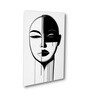 Portrait Set of 4 Canvas Wall Painting White Frame