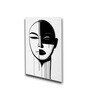 Portrait Set of 4 Canvas Wall Painting White Frame