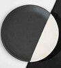 Monochrome White Ceramic (Set Of 2) Dinner Plate