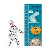 Monster Cartoon in Multicolour Height Chart