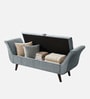 Montclair Fabric Luxury Storage Ottoman Ottoman in Light Grey Colour