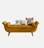Montclair Fabric Luxury Storage Ottoman Ottoman in Mustard Colour
