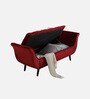 Montclair Fabric Luxury Storage Ottoman Ottoman in Red Colour