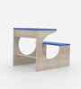 Montessori Toddler Activity Table & Chair in Oak and Blue Colour