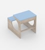 Montessori Toddler Activity Table & Chair in Oak and Light Blue Colour