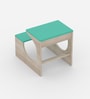 Montessori Toddler Activity Table & Chair in Oak and Teal Colour