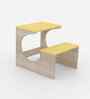 Montessori Toddler Activity Table & Chair in Oak and Yellow Colour