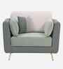 Montez Velvet 1 Seater Sofa in Olive Clay Colour