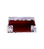 Monther of Pearl Brown  Wood Tissue Holder