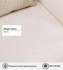Monza Fabric Lounge Chair in Beige Colour