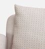 Monza Fabric Lounge Chair in Beige Colour