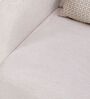 Monza Fabric Lounge Chair in Beige Colour